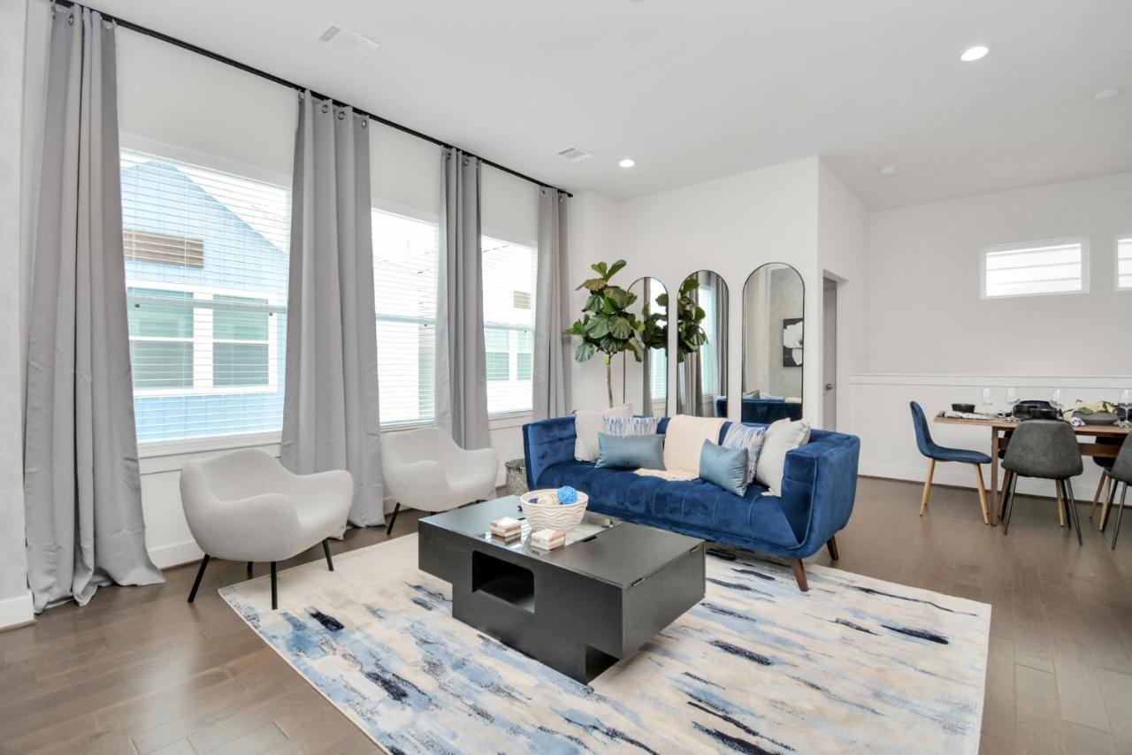 Emerald Palace - New, Modern 3Br Townhome Close To Downtown, Nrg, Med Ctr Houston Exterior foto